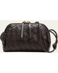Bottega Veneta - Zip Leather Pouch Shoulder Bag - Lyst