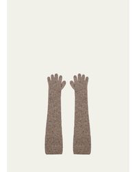 The Row - Merano Cashmere Long Gloves - Lyst