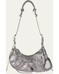 Balenciaga - Cagole Xs Metallic Stud Hobo Shoulder Bag - Lyst