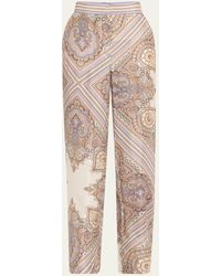 Veronica Beard - Grigore Silk Pants - Lyst