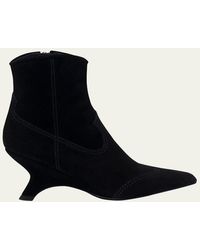Jonathan Simkhai - Shadow Suede Western Booties - Lyst