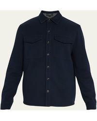Vince - Solid 4-pocket Shirt Jacket - Lyst