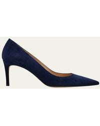 Stuart Weitzman - Stuart Suede Stiletto Pumps - Lyst