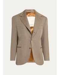 Giuliva Heritage - Alfonso Striped Wool Blazer - Lyst
