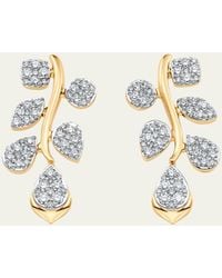 Sara Weinstock - 18k Two-tone Gold Lierre Diamond Reverie Cluster Drop Earrings - Lyst