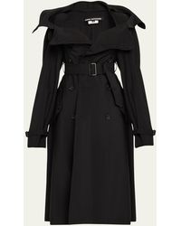 Junya Watanabe - Double-breasted Trench Midi Dress - Lyst