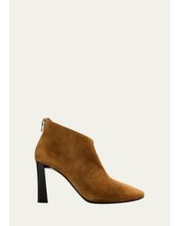 Giuseppe Zanotti - Sensorial Suede Leather Ankle Booties - Lyst