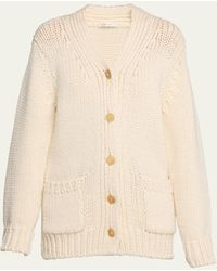 The Row - Evesham Wool Button-front Cardigan - Lyst