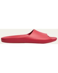 The Row - Ama Rubber Flat Slide Sandals - Lyst