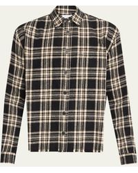 John Elliott - Plaid Hemi Oversized Button-down Shirt - Lyst