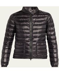 Herno - Shiny Nylon Short Down Jacket - Lyst