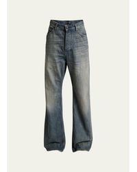Balenciaga Faded Relaxed-Fit Jeans in Black for Men | Lyst