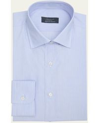Bergdorf Goodman - Cotton Micro-stripe Dress Shirt - Lyst