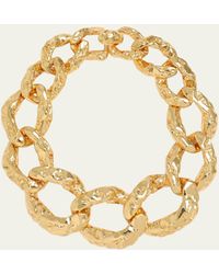 Alexis - Brut Golden Curb Link Necklace - Lyst