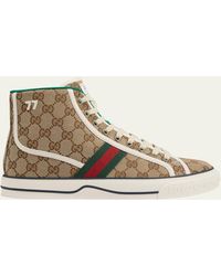 Gucci - Tennis 1977 Canvas High-top Sneakers - Lyst