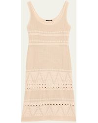 Kobi Halperin - Emerson Scoop-Neck Cotton Knit Dress - Lyst