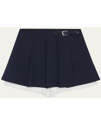 Jonathan Simkhai - Suzie Pleated Shorts - Lyst