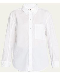 Amo Denim - Ruth Oversized Button-Front Shirt - Lyst