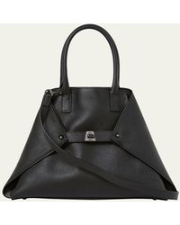 Akris - Ai Small Leather Top-handle Bag - Lyst