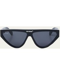 Off-White c/o Virgil Abloh - Gustav Logo-bridge Contemporary Sunglasses - Lyst