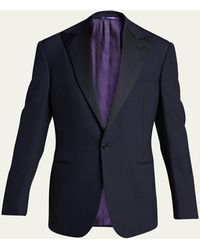 Ralph Lauren Purple Label - Barathea Solid Wool Tuxedo - Lyst