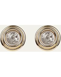 Ben-Amun - Roman Coin Clip Earrings - Lyst