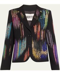 Libertine - Fwb Short Blazer Jacket With Crystal Detail - Lyst