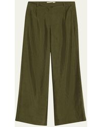 Jason Wu - Crinkled Satin Straight-Leg Trousers - Lyst