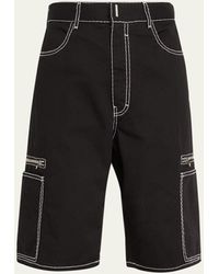 Givenchy - Straight-leg Denim Shorts - Lyst