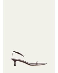 Christen - Leather Ankle-Strap Sandals - Lyst