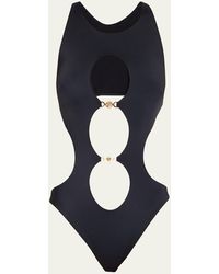 Versace - Medusa Cutout One-piece Swimsuit - Lyst