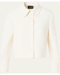 Akris - Talitha Cotton-Silk Shirt Jacket - Lyst