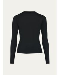 Vince - Tie-Neck Top - Lyst