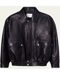 DUNST - Oversized Vintage Leather Jacket - Lyst