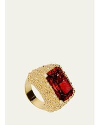 Nickho Rey - Hilton 14K Vermeil Cubic Zirconia Cocktail Ring - Lyst