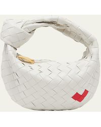 Bottega Veneta - Jodie Mini Heart Intrecciato Top-handle Bag - Lyst