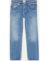 Citizens of Humanity - Neve Low-rise Cropped Straight Jeans - Lyst