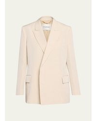 FFORME - Winslow Double-Breasted Linen Jacket - Lyst