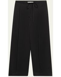 Rohe - Satin Drawstring Trousers - Lyst