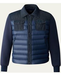Mackage - Donovan Down Quilted Snap-Front Jacket - Lyst