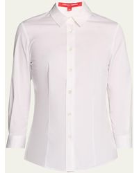 Carolina Herrera - Classic Cotton Button-front Shirt - Lyst