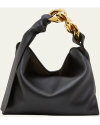 JW Anderson - Small Chain Leather Hobo Bag - Lyst