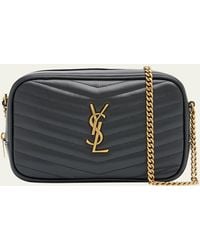 Saint Laurent - Lou Mini Ysl Camera Bag In Smooth Quilted Leather - Lyst