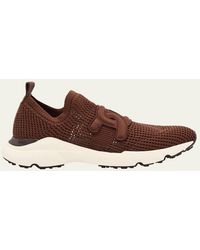 Tod's - Sports Knit Chain Sock Sneakers - Lyst