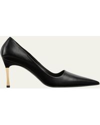 Gucci - 85Mm Trinity Leather Pointed-Toe Pumps - Lyst
