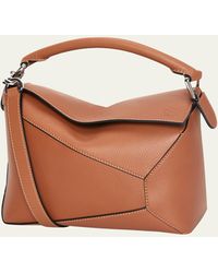 Loewe - Puzzle Edge Small Top-handle Bag In Leather - Lyst