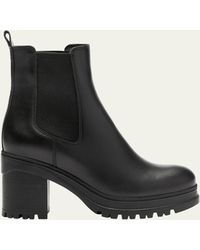La Canadienne - Paxton Leather Lug-sole Chelsea Booties - Lyst