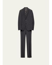 Prada - Mohair-Wool Solid Suit - Lyst