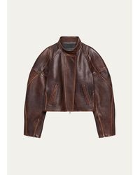 Helmut Lang - Leather Jacket - Lyst