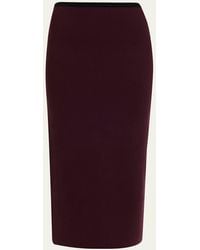 Zankov - Alina Merino Wool Midi Pencil Skirt - Lyst